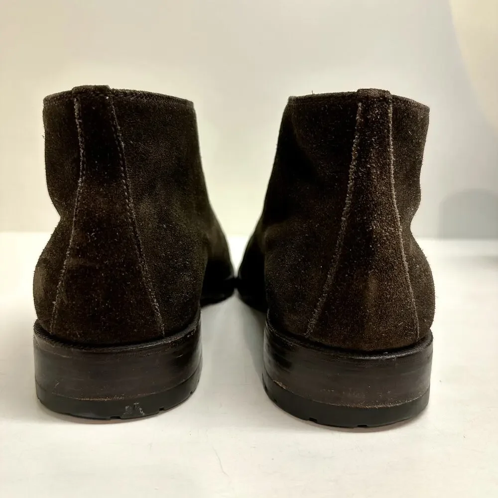 EUC Gravati x Wilkes Bashford Dark Brown Suede Chukka Boots Made in Italy 9.5